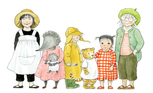 Här kommer Maja med vänner