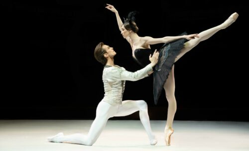 En scen från Bolsjojbalettens Svansjön