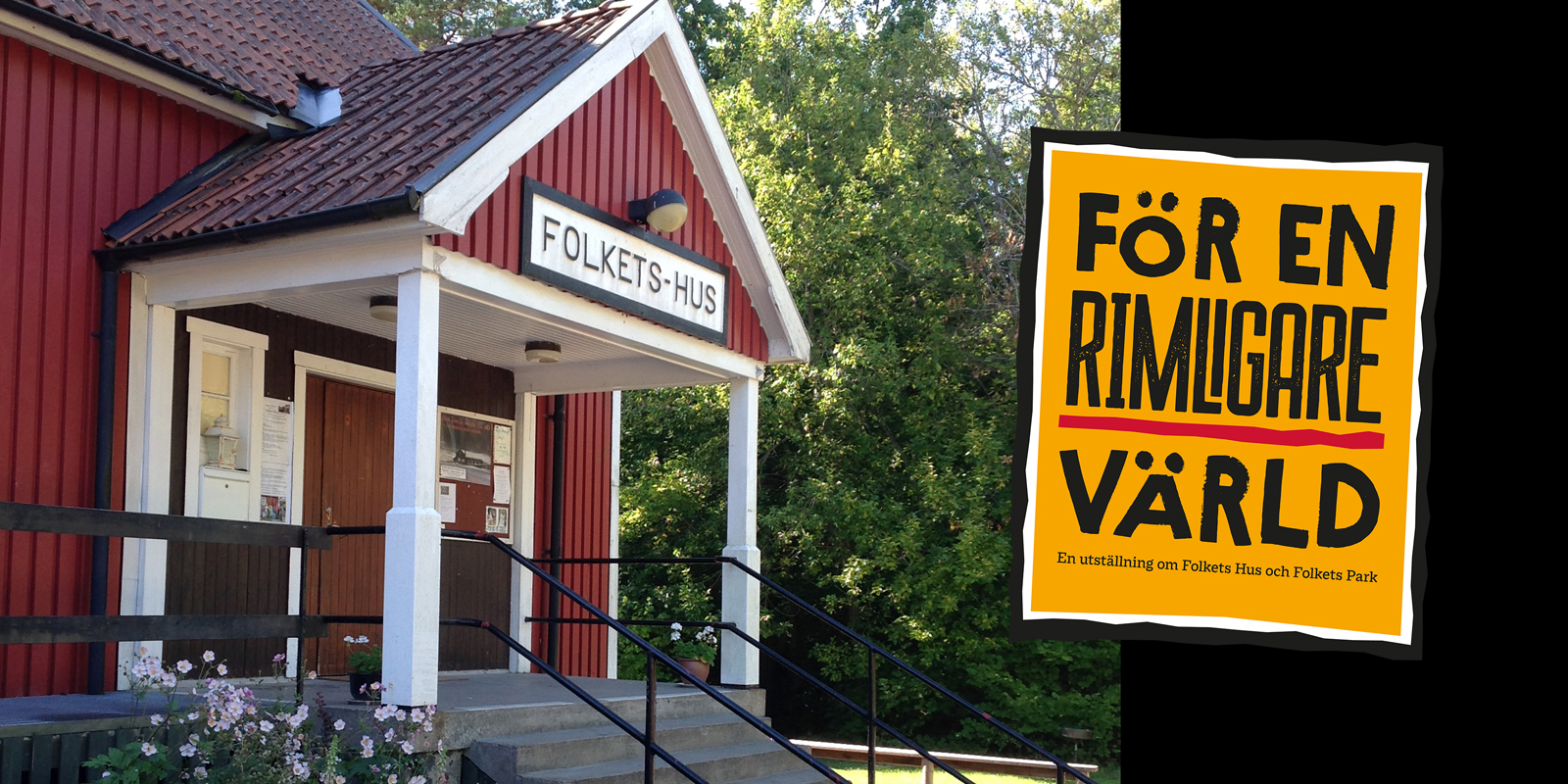 Utställningen För en rimligare värld besöker Harghamns Folkets Hus