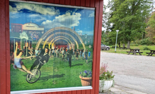 Konstnärlig gestaltning av konstnären Peter Svedberg i Sala Folkets Park
