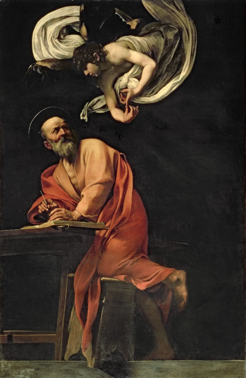 St. Matthew and the Angel, 1602 (panel)