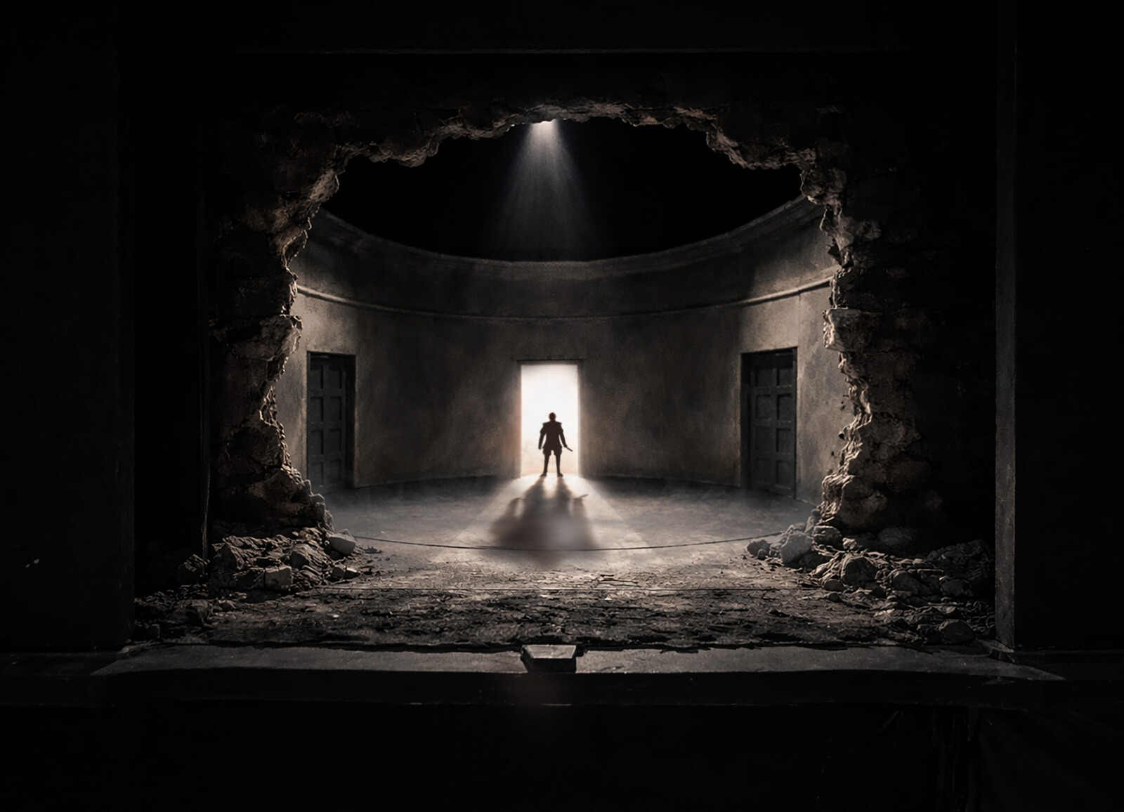 Macbeth programme image new silhouette less smoke