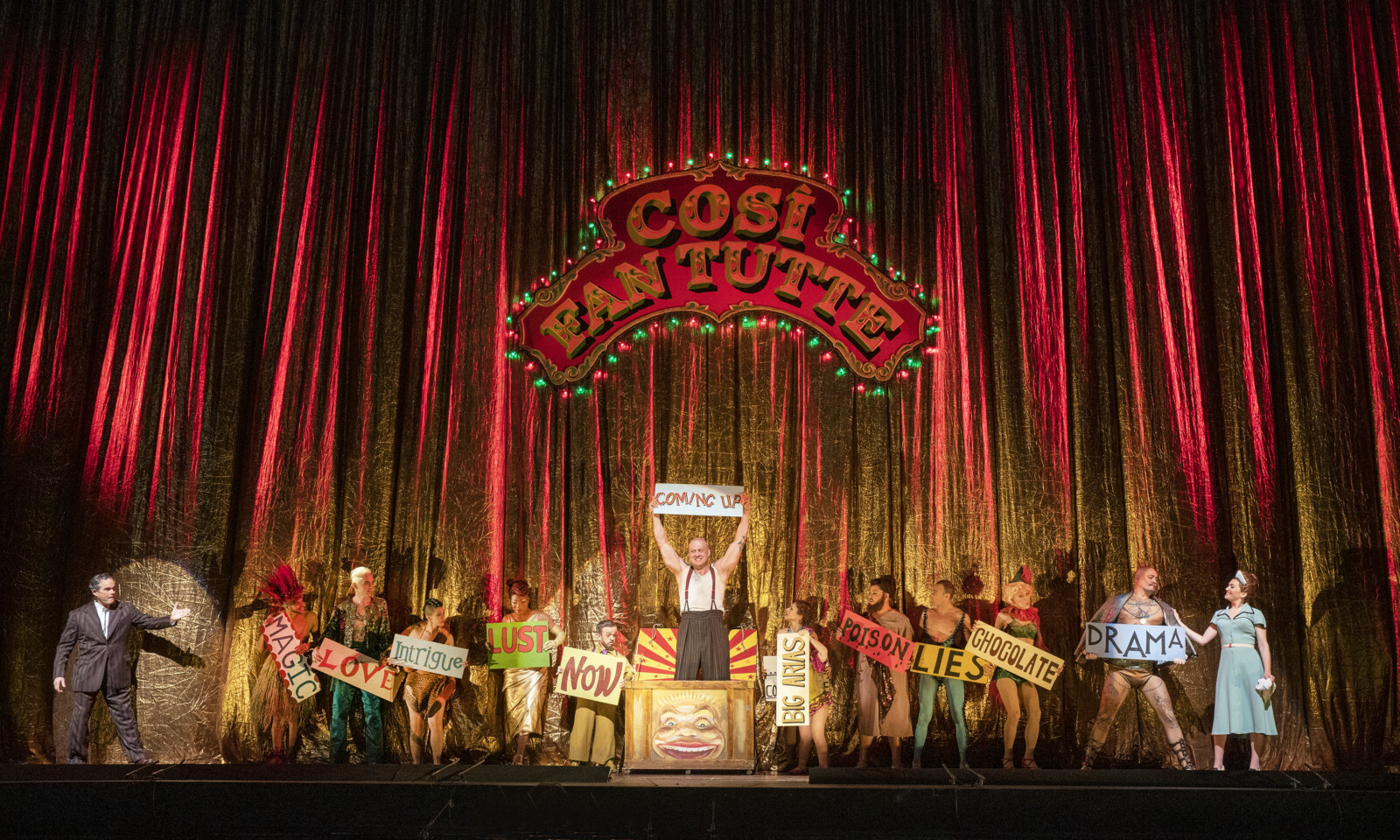 Costume Design    Emilio Sosa Lighting DesignSet Design    Rachel Hauck   Lap Chi Chu Sound Design    Elisheba Ittoop Hair, Wig & Make-Up Design    J. Jared Janas Vocal & Dialect Coach    Deborah Hecht Production Stage Manager    Donald Fried