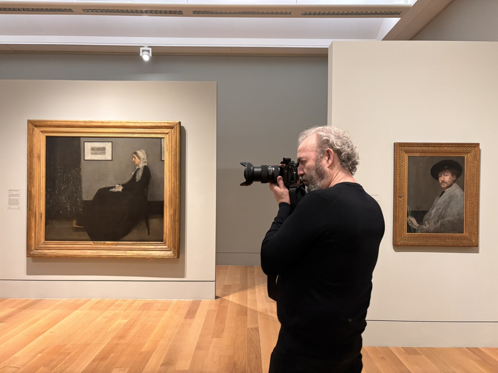 EoS J M Whistler _ Director David Bickerstaff shooting at Tate Britain